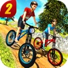 Uphill Bicycle Rider Kids - Offroad Mountain Climb