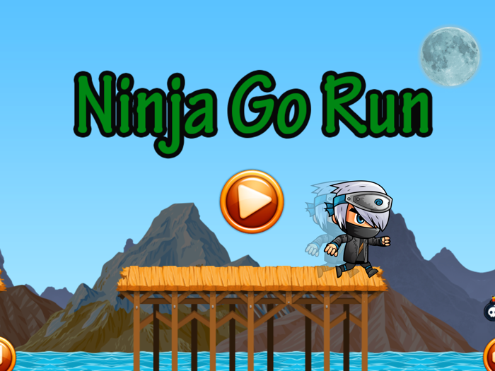 Ninja Go Run and Jump Adventure Dodge Bombs