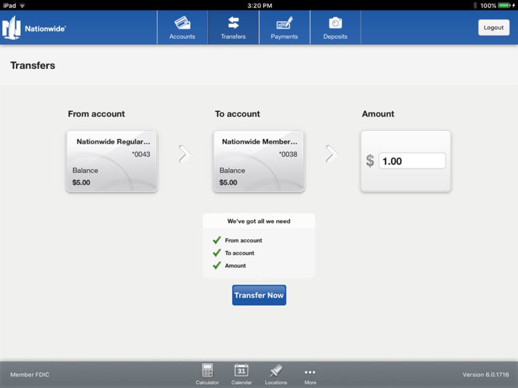Nationwide Bank for iPad screenshot-3