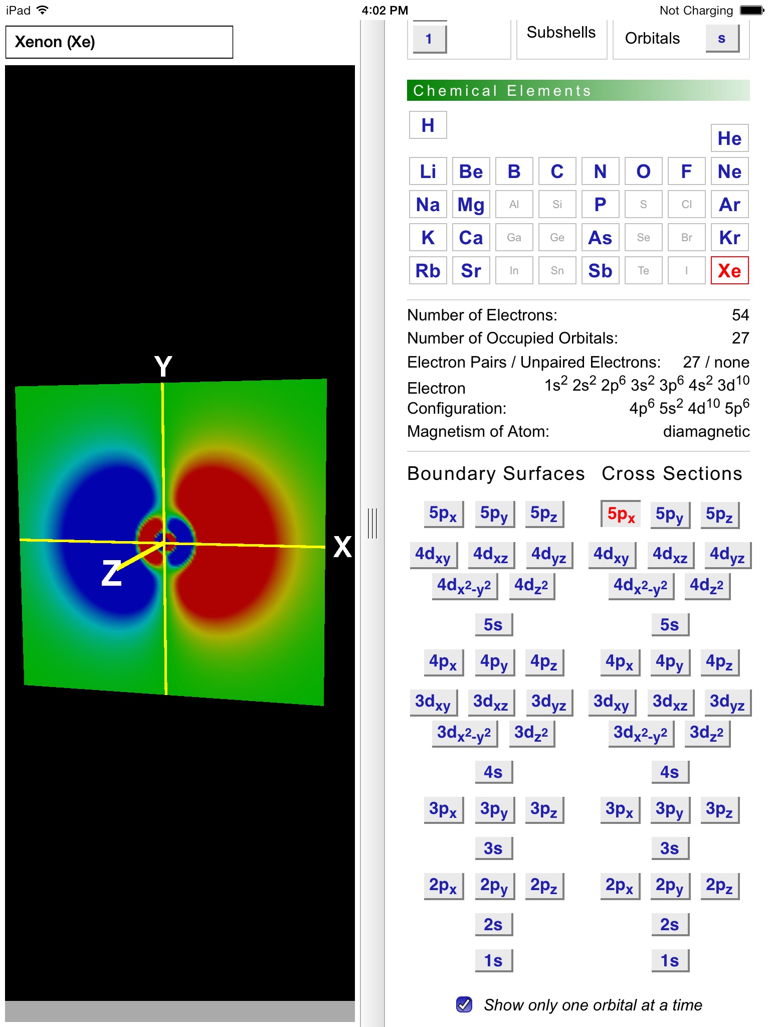 ODYSSEY Atomic Orbitals screenshot 2