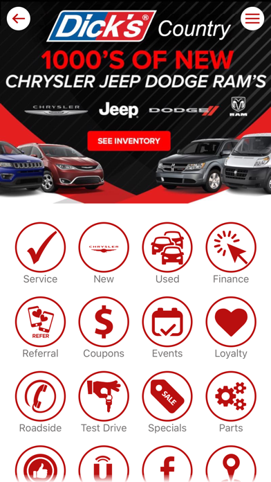 Dick’s Auto Group Screenshot