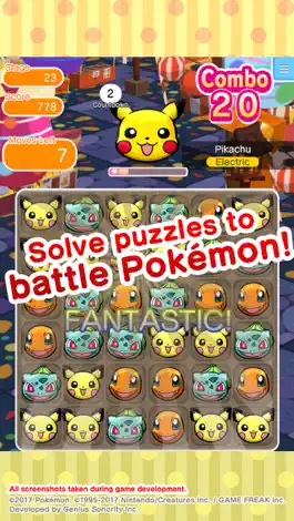 Game screenshot Pokémon Shuffle Mobile apk