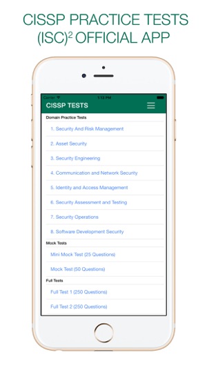 CISSP Tests -- (ISC)² OFFICIAL