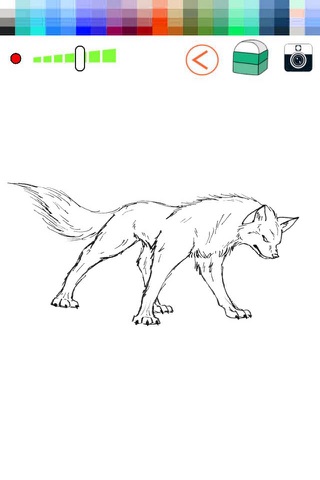 Wolf Coloring Game For Kid screenshot 2