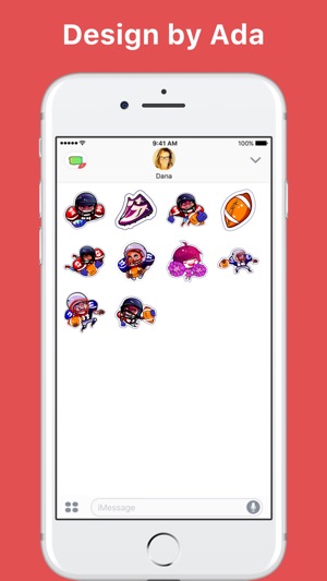 American Football stickers by Ada(圖2)-速報App