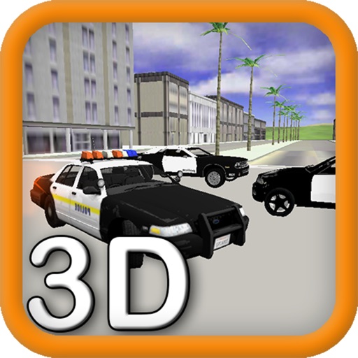 3D City Police Car Driving Training Simulator 2