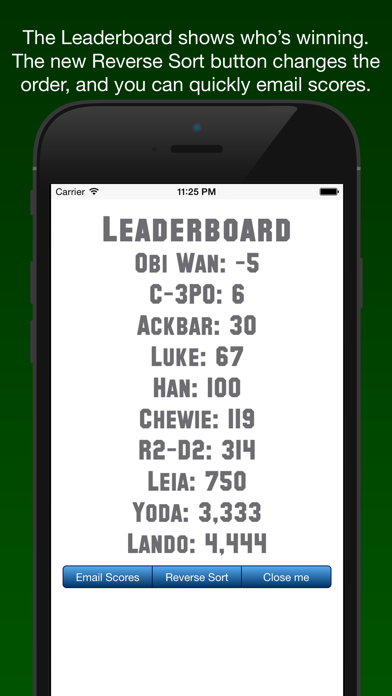 Score Keeper BACON Screenshot