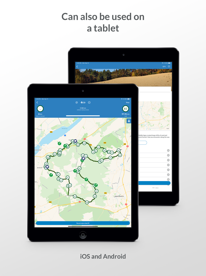 Efita cycling – route app