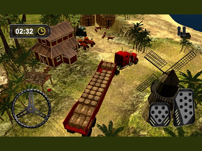 3D Farm Truck Hay Extreme - Farming Game