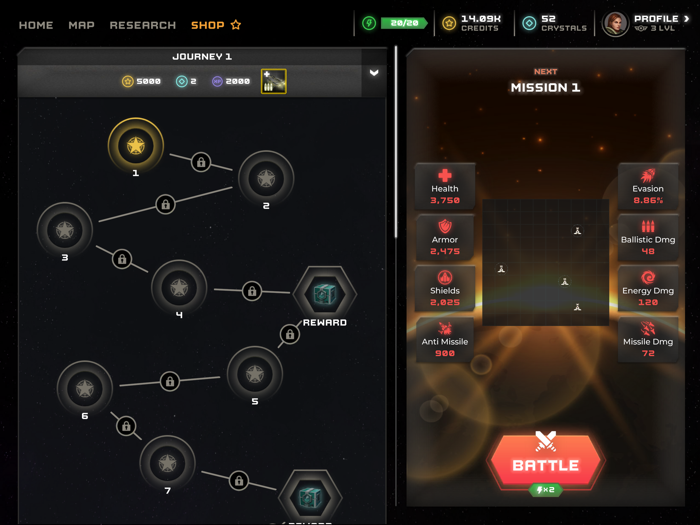 Galaxy Arena Space Battles