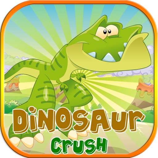 Dinosaur Crush Puzzle Game for kids and baby