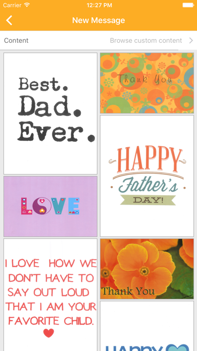 Everyday Greetings! iPhone screenshot 2 - Lifestyle app