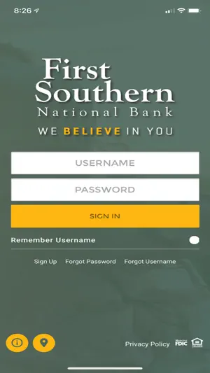 First Southern National Bank screenshot 1