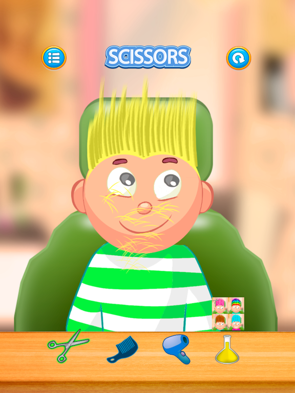 Screenshot #5 pour Jeu d'enfant / coupe de cheveux (Jaune)