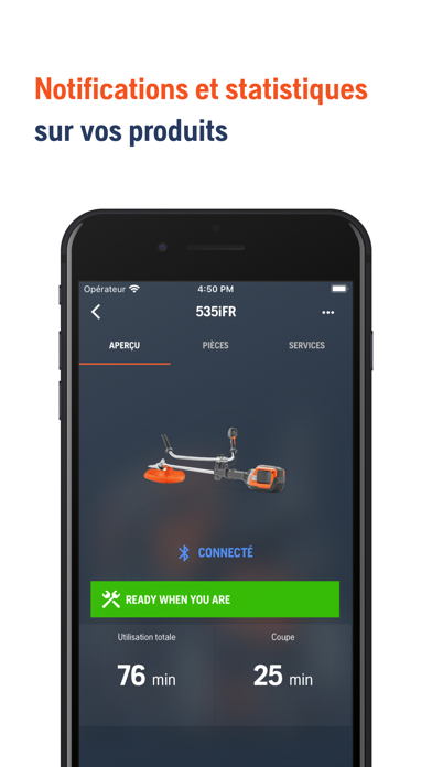 Screenshot #1 pour Husqvarna Connect