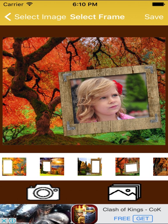 Screenshot #5 pour Nature Photo Frame And Pic Collage
