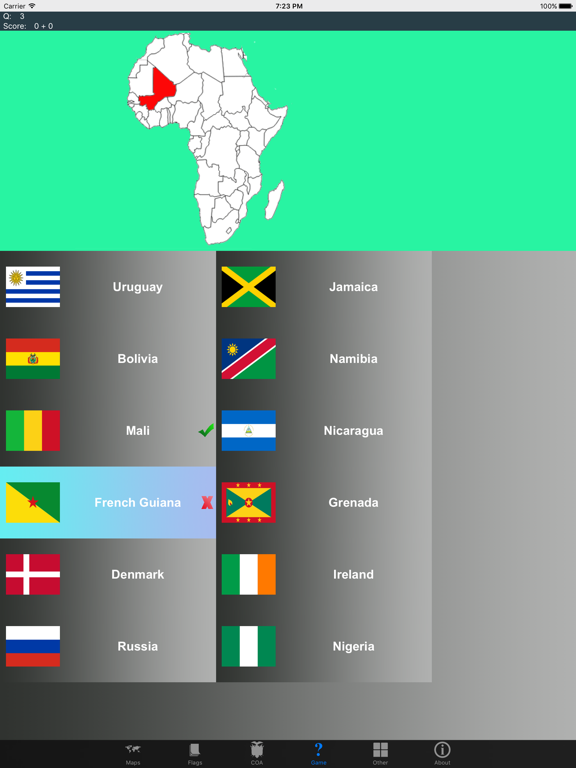 Screenshot #5 pour Country Flags, Maps, Capitals