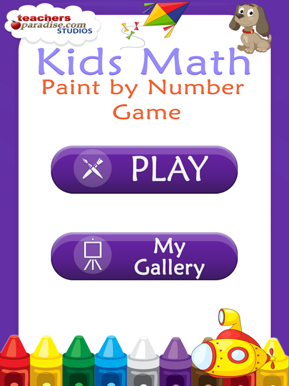 Kids Math Coloring Book - Paint by Numbers