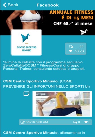 CSM Minusio screenshot 3