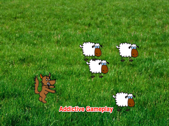 Awesome Wolf vs Small Sheep iPad screenshot
