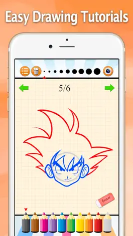 Game screenshot How to Draw for Dragon Ball Z Drawing and Coloring mod apk