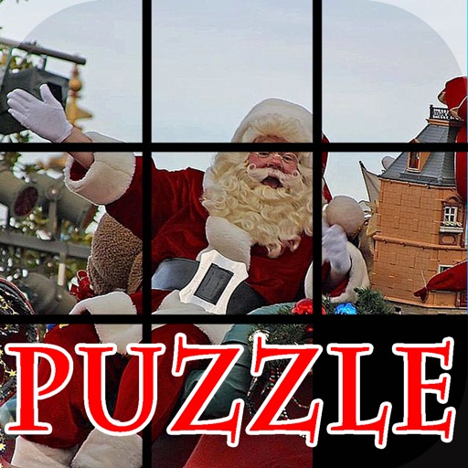 Santa's Christmas Photo Puzzle - Holiday Brain Teaser FREE Icon