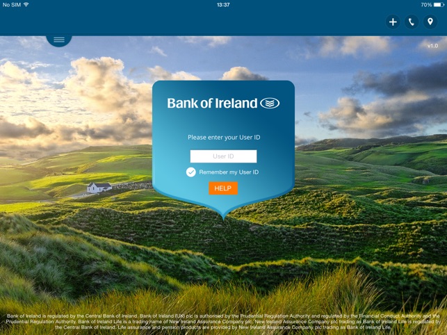 Bank Of Ireland Tablet Banking On The App Store