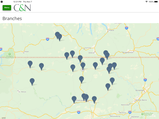 C&N Mobile Banking App iPad screenshot 4 - Finance app