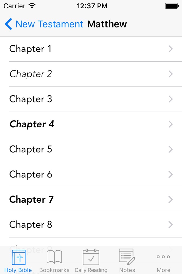 iPhone screenshot
