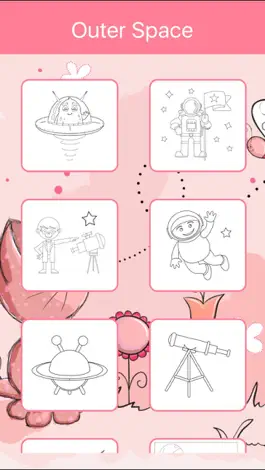 Game screenshot Книжка-раскраска космического пространства hack