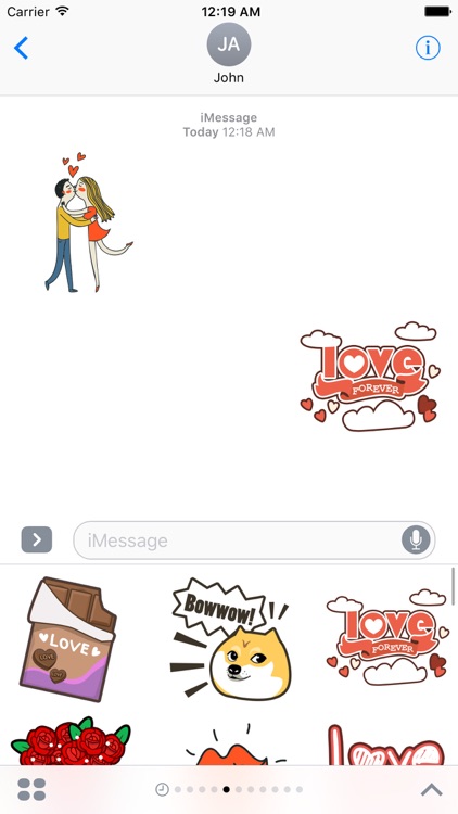Love Sign - Valentine Stickers