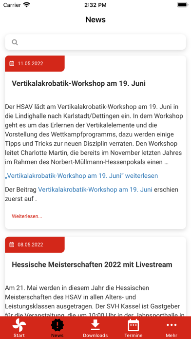 Hess. Sportakrobatik Verband Screenshot