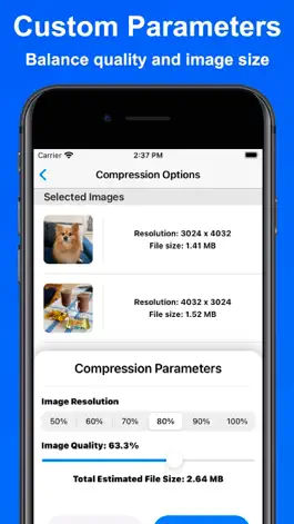 Game screenshot Compressor: Photos & Pictures apk