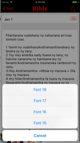 Baiboly Malagasy screenshot