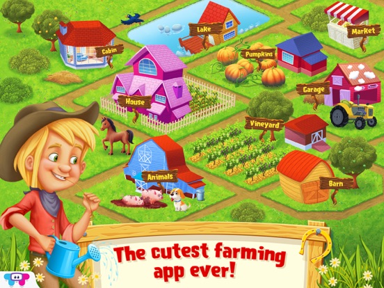 Little Farmers - Care, Fix & Decorate iPad app afbeelding 3