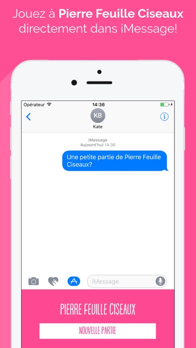 Screenshot #1 pour Pierre Papier Ciseaux iMessage