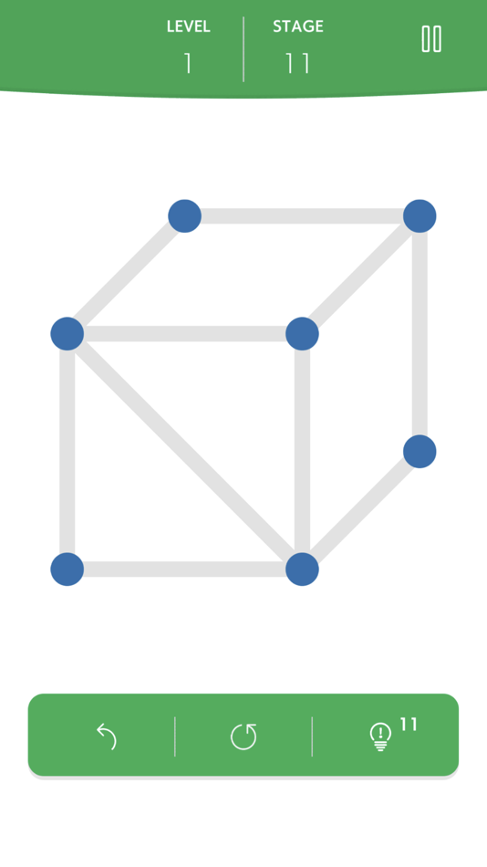 #3. 1LINE one-stroke puzzle game (iOS) 由: Gamincat, Inc.