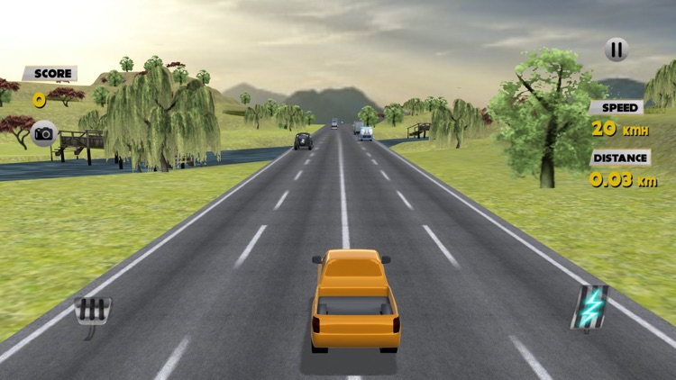 Race in Traffic Highway