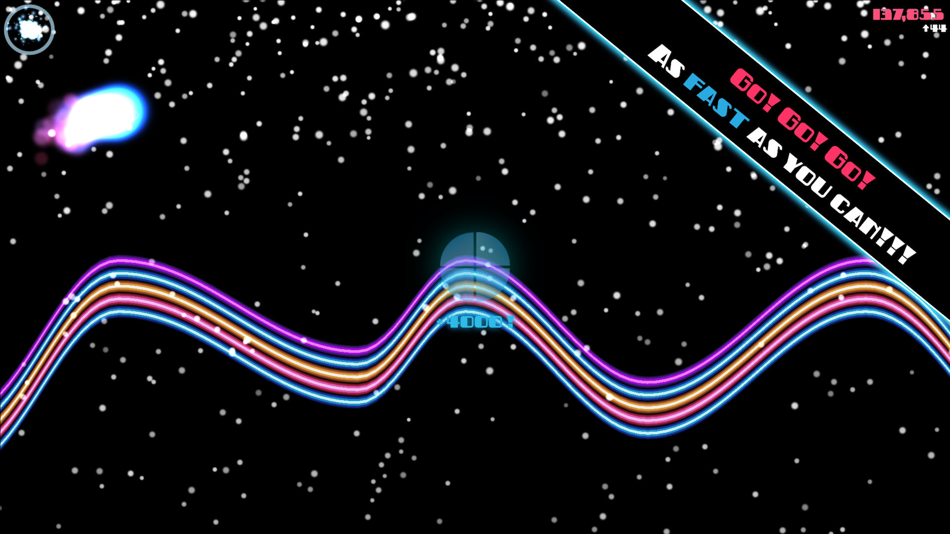 Ski On Neon - Top Flying Game! screenshot 8