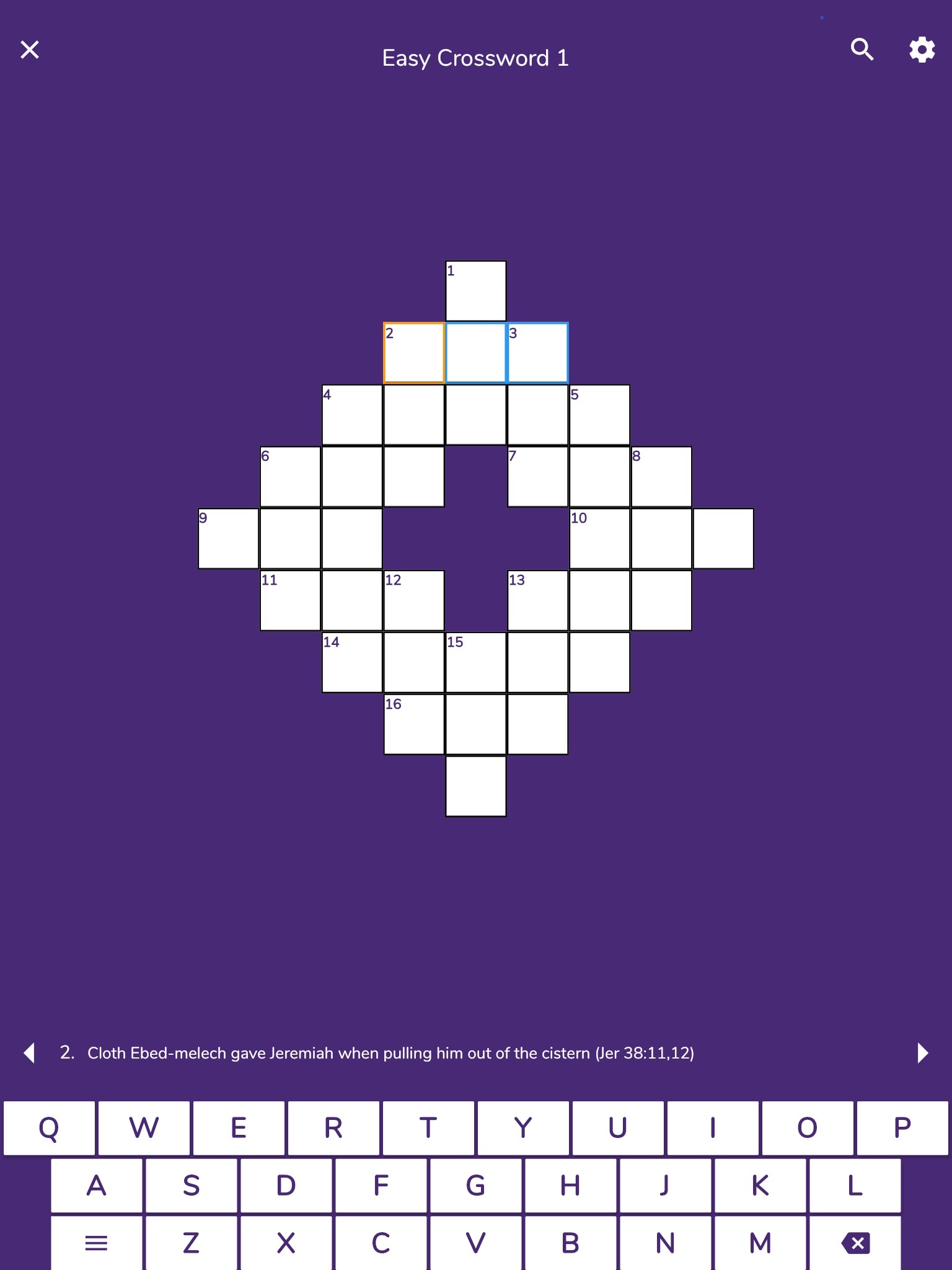 JW Crossword App screenshot 4