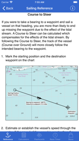 Sailing Reference screenshot