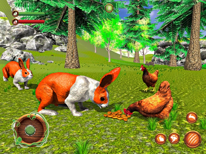 Pet Bunny Rabbit Forest Life