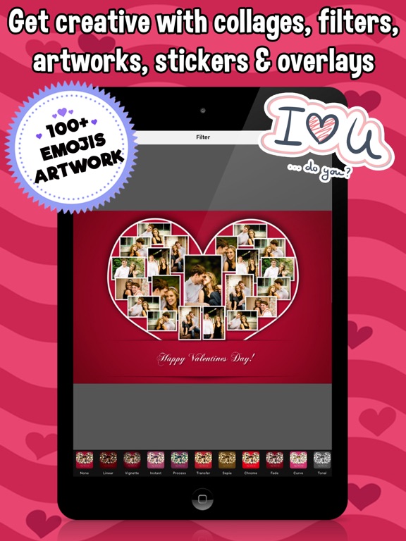 Screenshot #6 pour Valentine's Day Collage Frames! Love Photo Editor