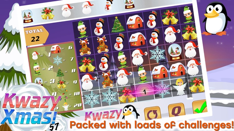 Christmas Maths Educational Fun Xmas Challenging screenshot-3