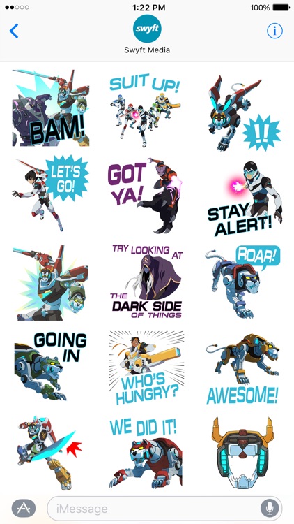 Voltron Stickers