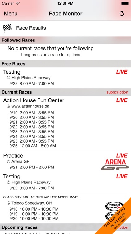 Race Monitor