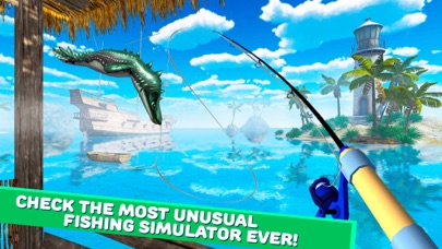 Prehistoric Jurassic Dino Fishing 3D app screenshot