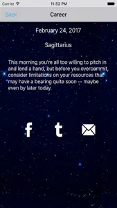 Sagittarius Horoscope - Daily Zodiac Sign & Love screenshot #4 for iPhone