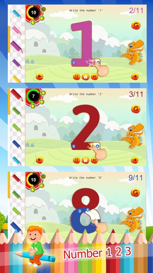 #3. ABC Alphabet Learning and Handwriting Letters Game (iOS) 由: Jongkon Chujunrum