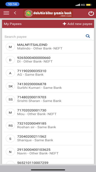 DBGB mBanking Screenshot